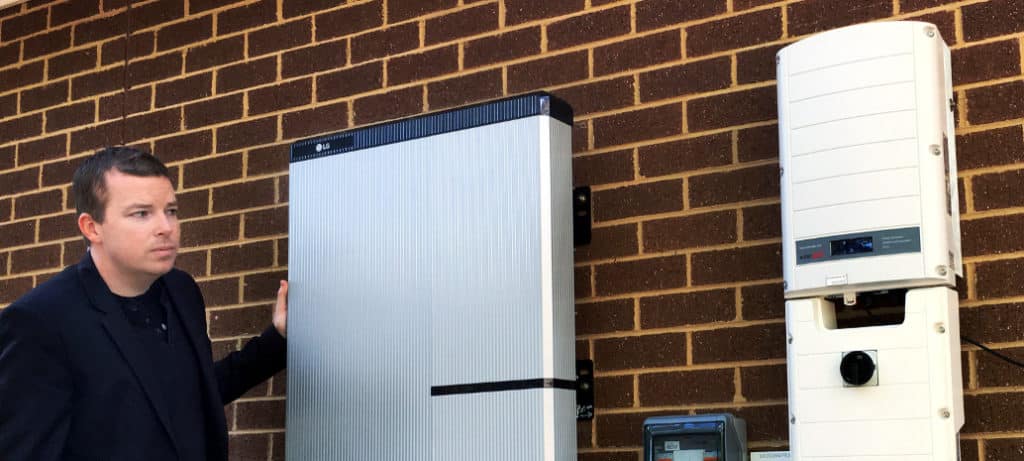 Lg Chem Resu H Battery On Wall WordPress - Clean Power Marketing