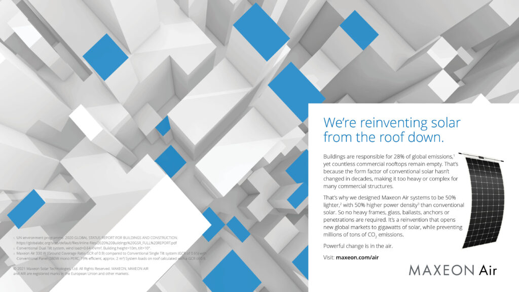 Maxeon Air Award Ads Deck