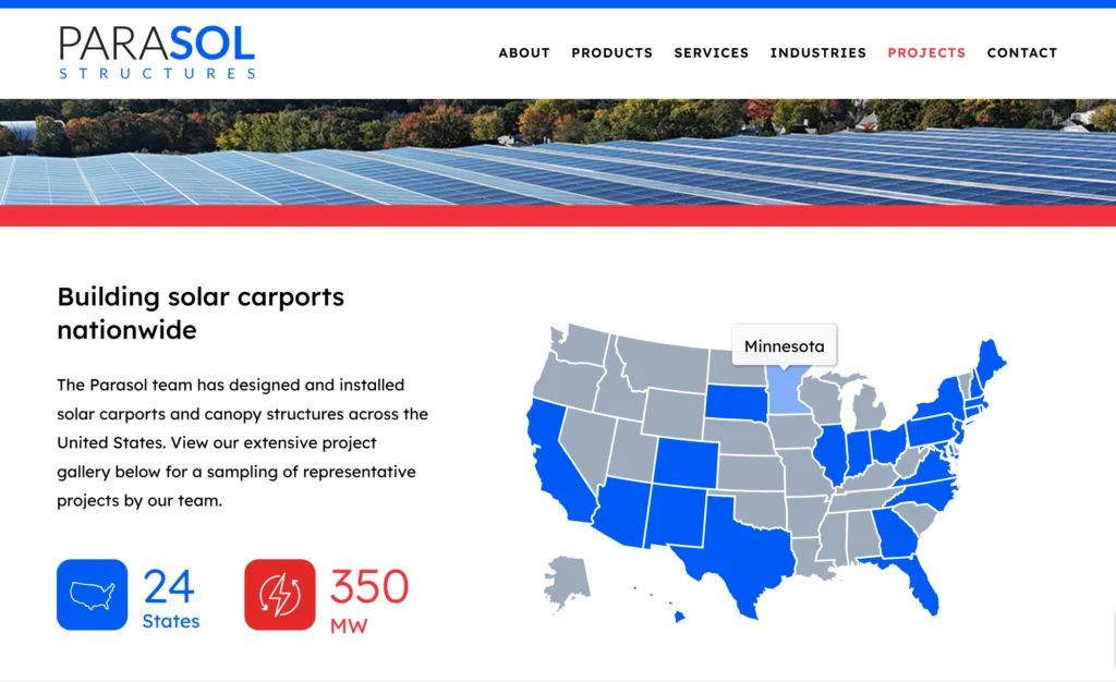 Parasol Site Projects - Clean Power Marketing